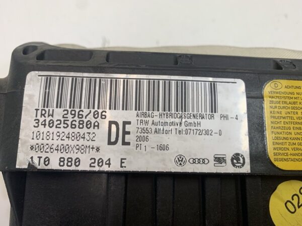 AIRBAG DELANTERO DERECHO VOLKSWAGEN CADDY KA/KB - Imagen 2