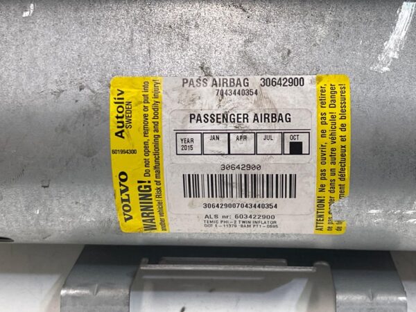 AIRBAG DELANTERO DERECHO VOLVO XC90 - Imagen 4