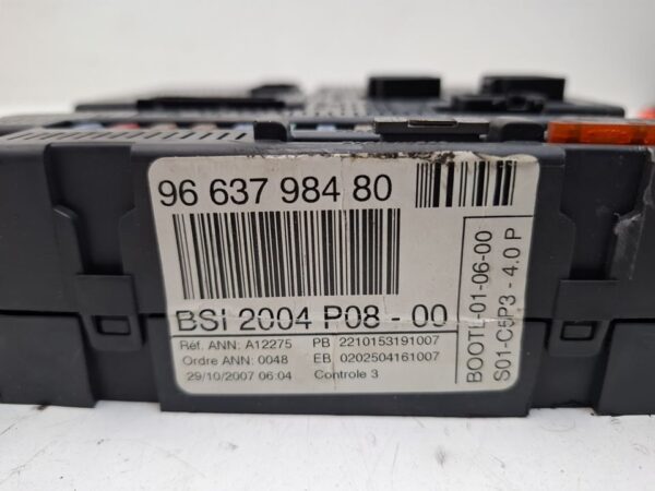CAJA RELES / FUSIBLES CITROEN C4 BERLINA - Imagen 2
