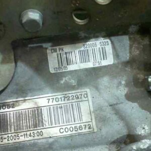 CAJA CAMBIOS RENAULT LAGUNA II (BG0)