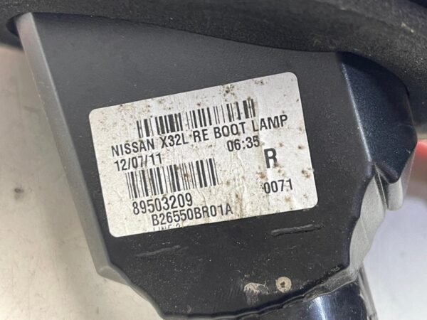 PILOTO TRASERO DERECHO INTERIOR NISSAN QASHQAI +2 (JJ10)