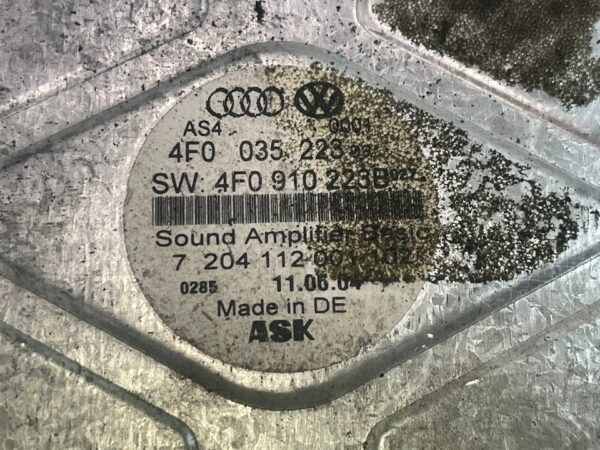 AMPLIFICADOR DE SONIDO AUDI A6 BERLINA (4F2)