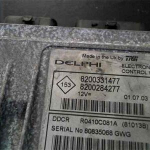 CENTRALITA MOTOR UCE RENAULT CLIO II FASE II