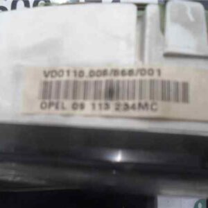 CUADRO INSTRUMENTOS OPEL CORSA B
