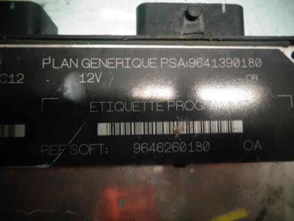 CENTRALITA MOTOR UCE PEUGEOT PARTNER