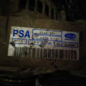 ALTERNADOR PEUGEOT 306 BERLINA 3/4/5 PUERTAS