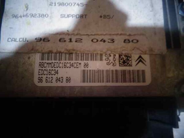 CENTRALITA MOTOR UCE CITROEN C4 BERLINA