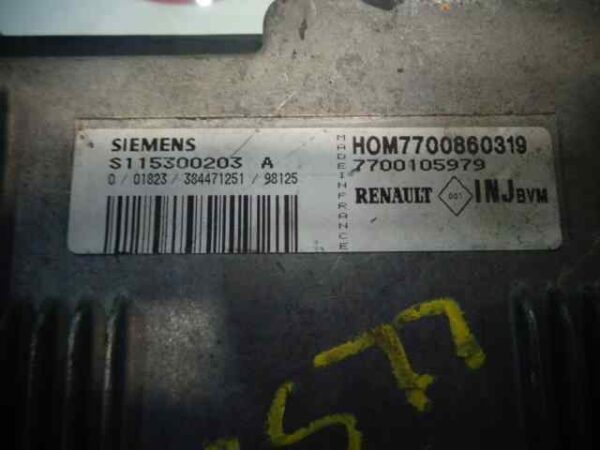 CENTRALITA MOTOR UCE RENAULT MEGANE I CLASSIC