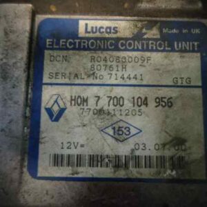CENTRALITA MOTOR UCE RENAULT CLIO II FASE I
