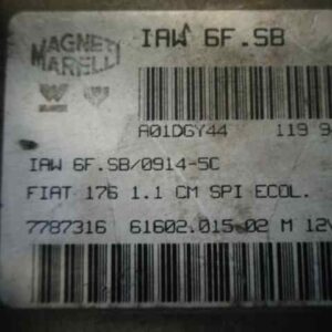 CENTRALITA MOTOR UCE FIAT PUNTO BERLINA