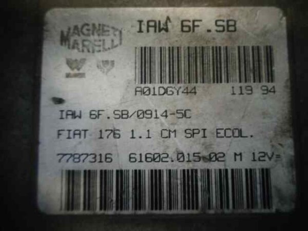 CENTRALITA MOTOR UCE FIAT PUNTO BERLINA