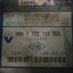 CENTRALITA MOTOR UCE RENAULT CLIO II FASE I
