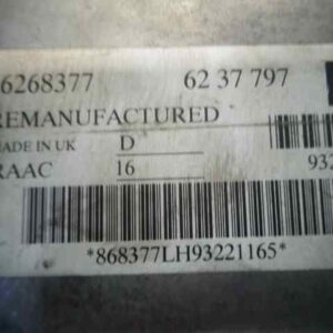 CENTRALITA MOTOR UCE OPEL ASTRA G BERLINA