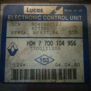CENTRALITA MOTOR UCE RENAULT KANGOO