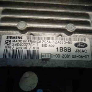 CENTRALITA MOTOR UCE FORD FIESTA
