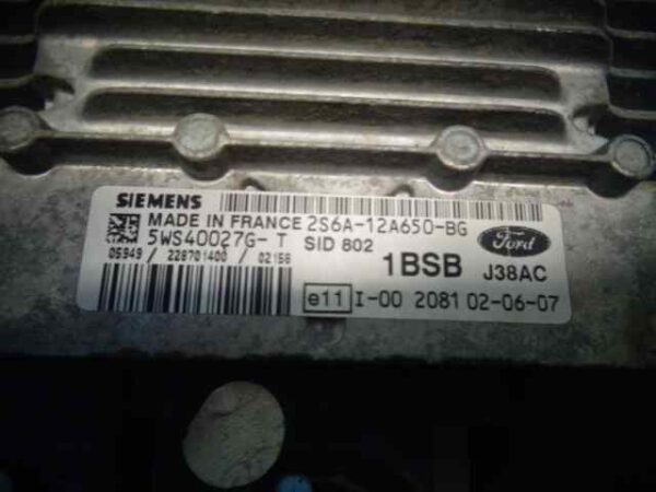 CENTRALITA MOTOR UCE FORD FIESTA