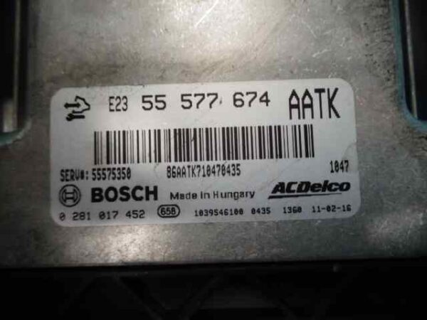 CENTRALITA MOTOR UCE OPEL INSIGNIA BERLINA