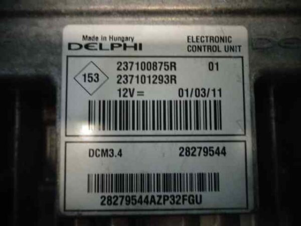 CENTRALITA MOTOR UCE RENAULT CLIO III