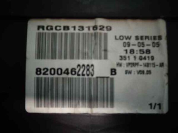 CUADRO INSTRUMENTOS RENAULT MEGANE II BERLINA 5P