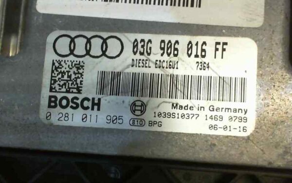 CENTRALITA MOTOR UCE AUDI A3