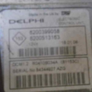 CENTRALITA MOTOR UCE RENAULT CLIO III