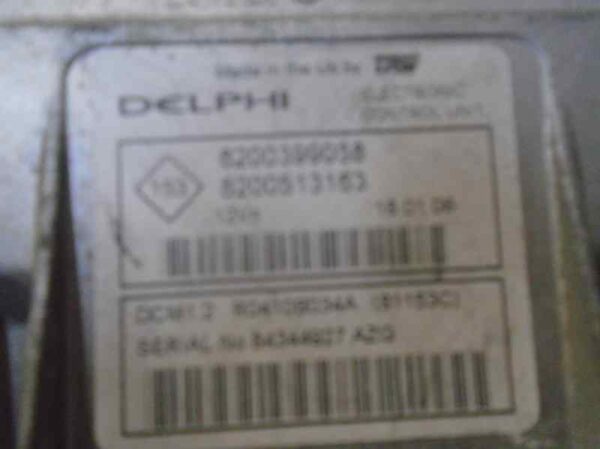 CENTRALITA MOTOR UCE RENAULT CLIO III