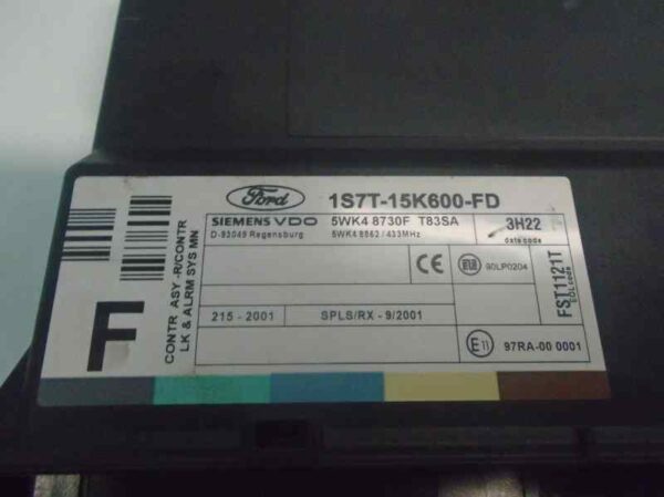 CENTRALITA CIERRE FORD FOCUS BERLINA