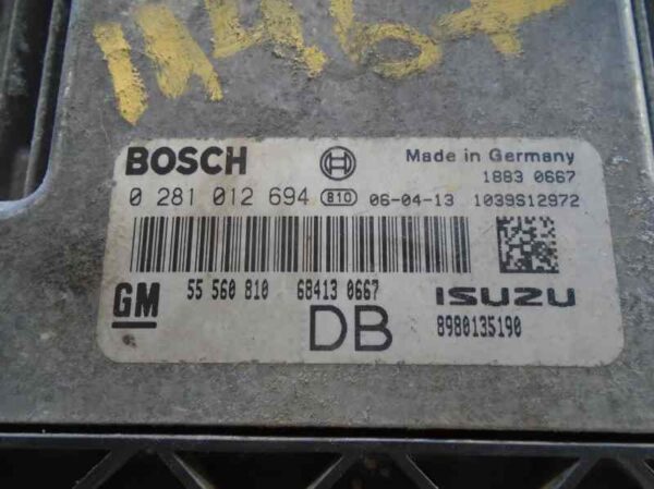 CENTRALITA MOTOR UCE OPEL ASTRA H BERLINA