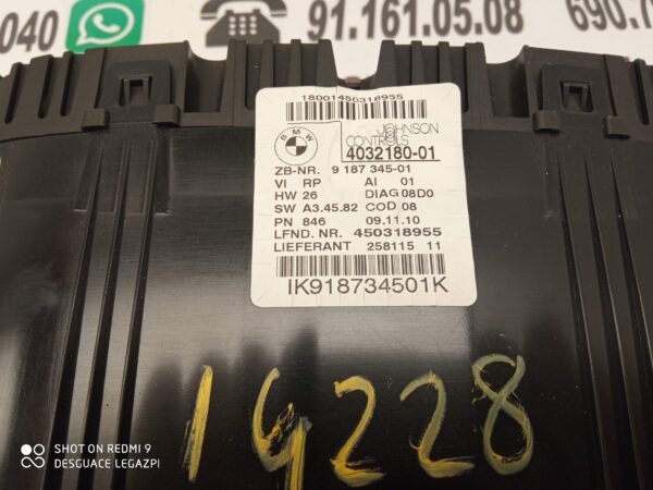 CUADRO INSTRUMENTOS BMW SERIE 3 BERLINA