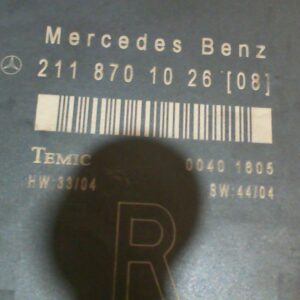 CENTRALITA CIERRE MERCEDES CLASE E  BERLINA