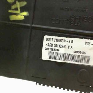 CAJA RELES / FUSIBLES PEUGEOT 307 BERLINA