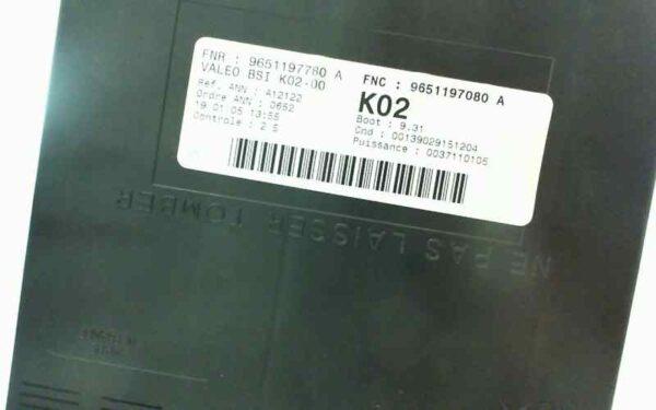 CAJA RELES / FUSIBLES PEUGEOT 307 BREAK / SW