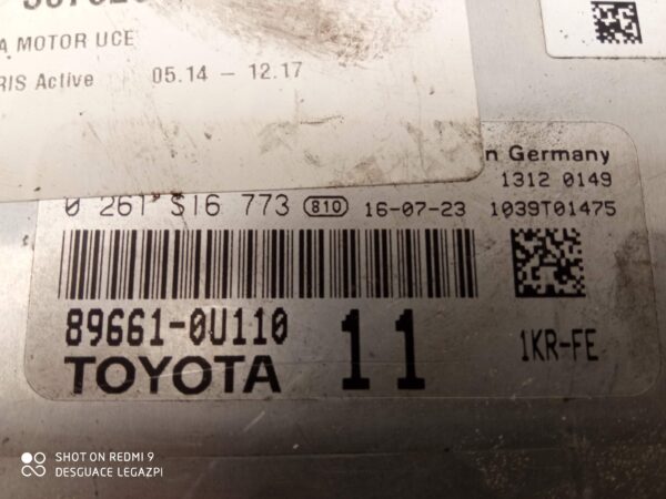 CENTRALITA MOTOR UCE TOYOTA YARIS