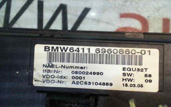 MANDO CLIMATIZADOR BMW SERIE 3 BERLINA