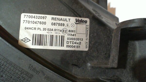 FARO DERECHO RENAULT SCENIC