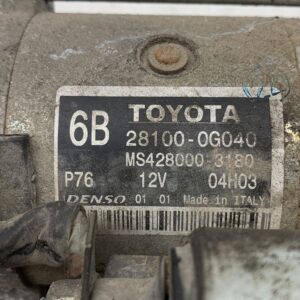 MOTOR ARRANQUE TOYOTA COROLLA VERSO