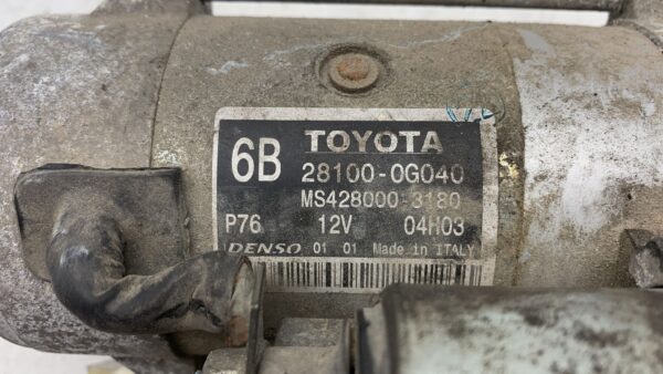 MOTOR ARRANQUE TOYOTA COROLLA VERSO
