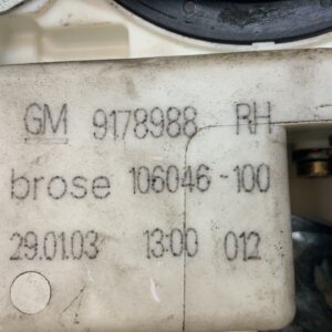 ELEVALUNAS DELANTERO DERECHO OPEL VECTRA C BERLINA