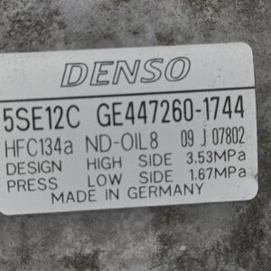 COMPRESOR AIRE ACONDICIONADO TOYOTA AVENSIS BERLINA