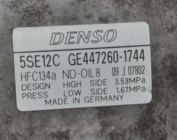 COMPRESOR AIRE ACONDICIONADO TOYOTA AVENSIS BERLINA