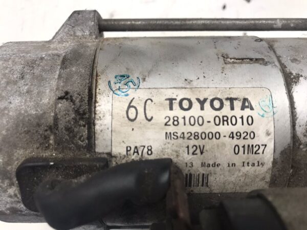 MOTOR ARRANQUE TOYOTA RAV 4
