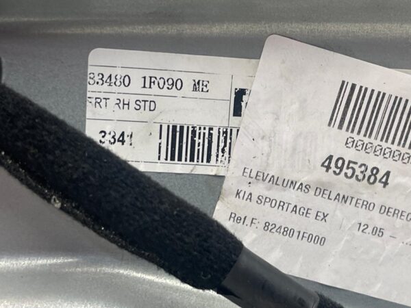 ELEVALUNAS DELANTERO DERECHO KIA SPORTAGE
