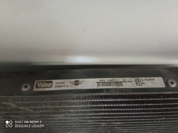 CONDENSADOR / RADIADOR  AIRE ACONDICIONADO BMW MINI (R50,R53)