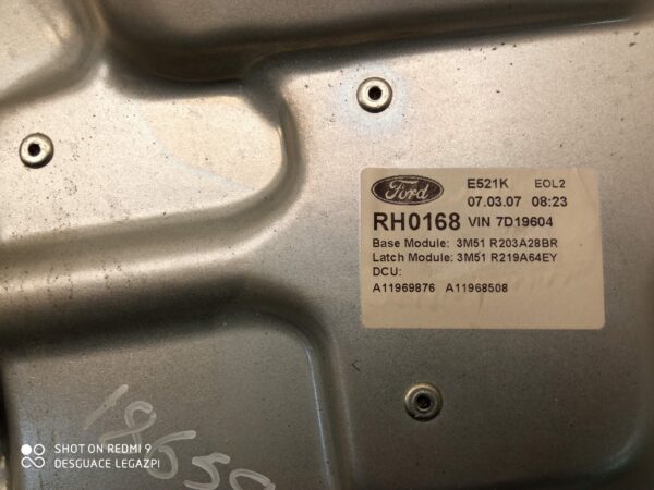 ELEVALUNAS DELANTERO DERECHO FORD FOCUS C-MAX