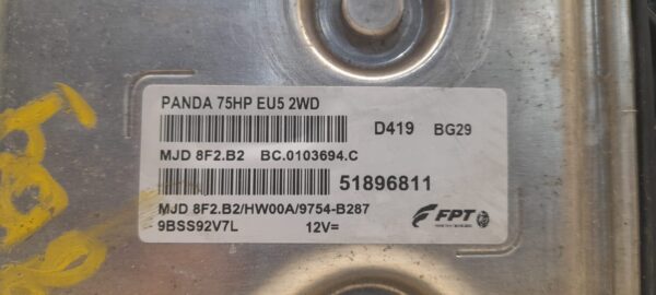 CENTRALITA MOTOR UCE FIAT PANDA VAN