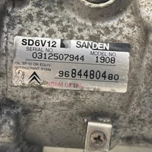COMPRESOR AIRE ACONDICIONADO PEUGEOT 1007