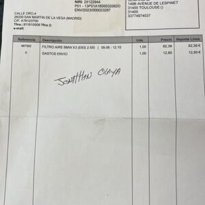 FILTRO AIRE BMW SERIE X3 (E83)