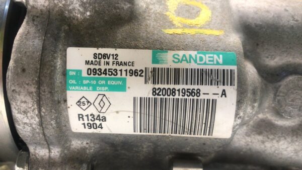 COMPRESOR AIRE ACONDICIONADO RENAULT CLIO III