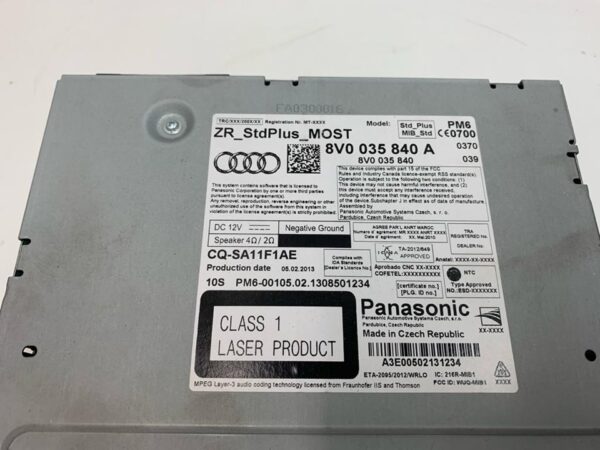 SISTEMA NAVEGACION GPS AUDI A3