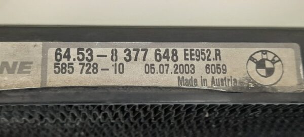CONDENSADOR / RADIADOR  AIRE ACONDICIONADO BMW SERIE 3 TOURING